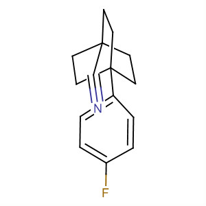 Structure of Bicyclo[2.2.2]octane-1-carbonitrile, 4-(4-fluorophenyl)-