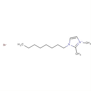 Structure of 1H-Imidazolium, 1,2-dimethyl-3-octyl-, bromide