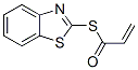Structure of 2-PROPENETHIOIC ACID S-2-BENZOTHIAZOLYL ESTER