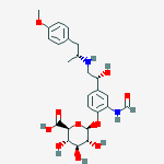 Structure of Formoterol O-β-D-Glucuronide