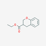 Structure of CHROMAN-3-CARBOXYLIC ACID ETHYL ESTER