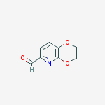 Structure of 2,3-dihydro-[1,4]dioxino[2,3-b]pyridine-6-carbaldehyde