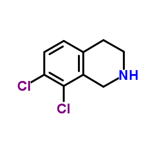 Structure of 7,8-dichloro-1,2,3,4-tetrahydroisoquinoline