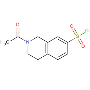 Structure of 7-Isoquinolinesulfonyl chloride,2-acetyl-1,2,3,4-tetrahydro