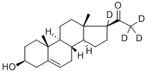 Structure of PREGNENOLONE-17ALPHA,21,21,21-D4