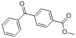 Structure of Benzoic acid, 4-benzoyl-, methyl ester