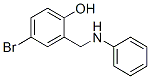 Structure of 4-BROMO-2-((PHENYLAMINO)METHYL)PHENOL