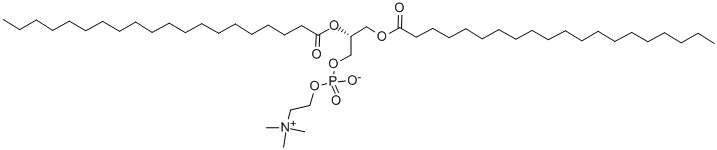 Structure of 1,2-DIEICOSANOYL-SN-GLYCERO-3-PHOSPHOCHOLINE