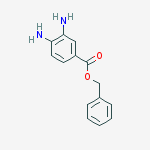 Structure of 3,4-Diaminobenzoic acid benzyl ester
