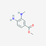 Structure of Methyl 4-amino-3-(methylamino)benzoate