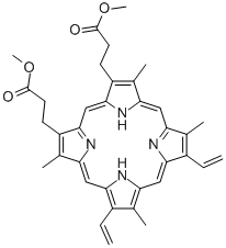 Structure of OOPORPYHRIN DIMETHYL ESTER