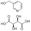Structure of 3-HYDROXYMETHYLPYRIDINIUMHYDROGEN-L(+)-TARTARIC ACID SALT