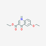 Structure of ethyl 6-ethoxy-4-oxo-1,4-dihydroquinoline-3-carboxylate