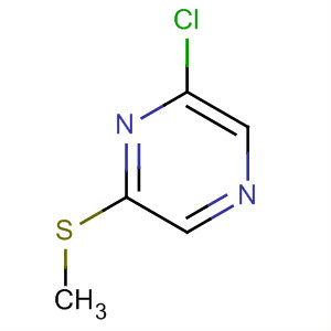 Pyrazine, 2-chloro-6-(methylthio)-结构式