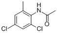 2,4-二氯-6-甲基乙酰苯胺结构式