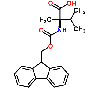 Structure of N-[(9H-fluoren-9-ylmethoxy)carbonyl]-3-methyl-D-isovaline