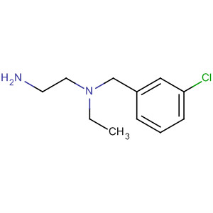 1,2-Ethanediamine, N-[(3-chlorophenyl)methyl]-N-ethyl-结构式