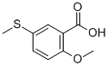 Structure of 5-(methylthio)-o-anisic acid