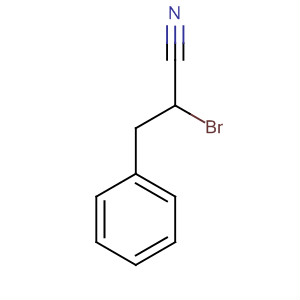 Structure of Benzenepropanenitrile, 2-bromo-