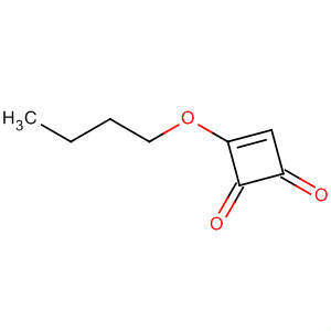 3-Cyclobutene-1,2-dione, 3-butoxy-结构式