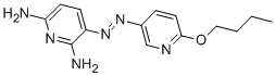 Structure of 6-BUTOXY-2,6-DIAMINO-3,3-AZODIPYRIDINE, 99