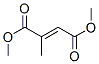 Structure of (E)-2-Methyl-2-butenedioic acid dimethyl ester