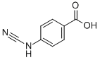 Structure of 4-CYANAMINOBENZOIC ACID