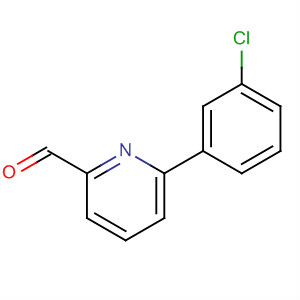 Structure of 2-Pyridinecarboxaldehyde, 6-(3-chlorophenyl)-