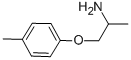 Structure of 1-(4-METHYLPHENOXY)-2-PROPANAMINE