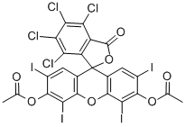 ROSE BENGAL DIACETATE结构式