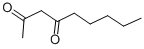 Structure of 2,4-NONANEDIONE
