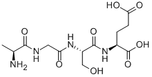 Structure of alanyl-glycyl-seryl-glutamicacid