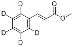 Structure of METHYL TRANS-CINNAMATE-D5 (PHENYL-D5)