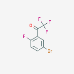 Structure of 1-(5-Bromo-2-fluorophenyl)-2,2,2-trifluoroethanone