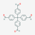 Structure of Benzaldehyde, 4,4',4'',4'''-Methanetetrayltetrakis- (9Ci)