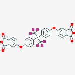 Structure of 5,5'-(((Perfluoropropane-2,2-diyl)bis(4,1-phenylene))bis(oxy))bis(isobenzofuran-1,3-dione)