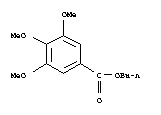 Structure of butyl 3,4,5-trimethoxybenzoate