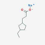 Structure of NAPHTHENIC ACID SODIUM SALT