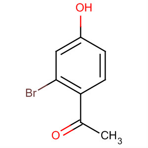 Structure of Ethanone, 1-(2-bromo-4-hydroxyphenyl)-