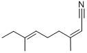 Structure of 3,7-Dimethyl-2,6-nonadienenitrile