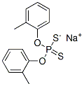 Structure of sodium O,O-bis(methylphenyl) dithiophosphate