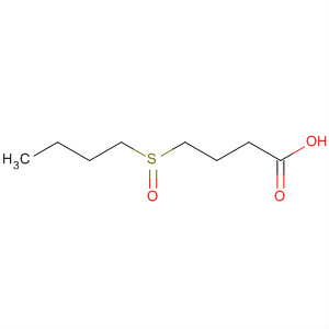 Butanoic acid, 4-(butylsulfinyl)-结构式