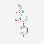 Structure of 1-(4-Fluorophenyl)-2-Oxopyrrolidine-3-Carboxylic Acid