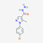 Structure of 1-(4-Bromophenyl)-5-methyl-1H-pyrazole-4-carbohydrazide