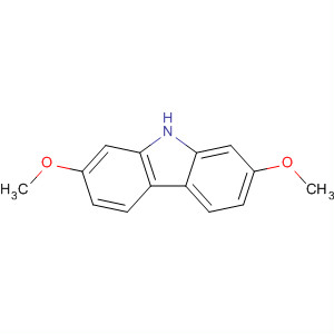 Structure of 9H-Carbazole, 2,7-dimethoxy-