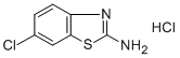 Structure of 2-AMINO-6-CHLOROBENZOTHIAZOLE HYDROCHLORIDE