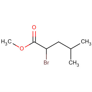 Pentanoic acid, 2-bromo-4-methyl-, methyl ester结构式