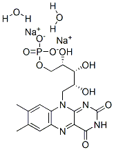 Structure of RIBOFLAVIN-5-PHOSPHATE SODIUM SALT DIHYDRATE