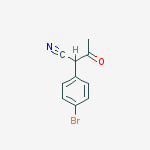 Structure of 2-(4-Bromophenyl)-3-oxobutanenitrile