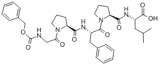 Structure of Z-GLY-PRO-PHE-PRO-LEU-OH